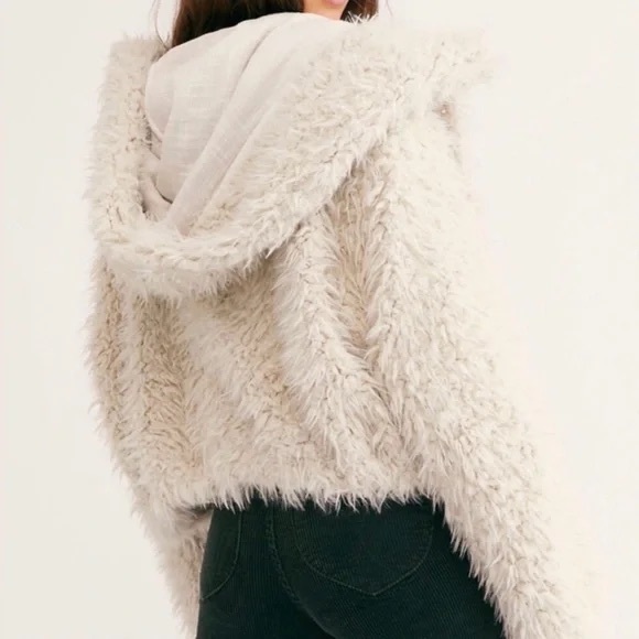 Free People One Zuri Parka Shaggy Coat - Picture 2 of 8
